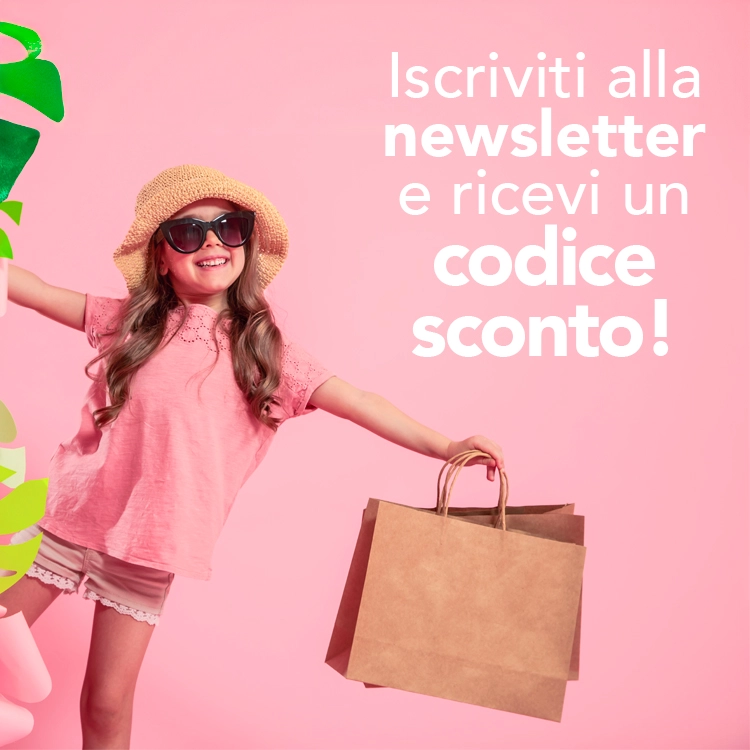 Box newsletter e codice sconto