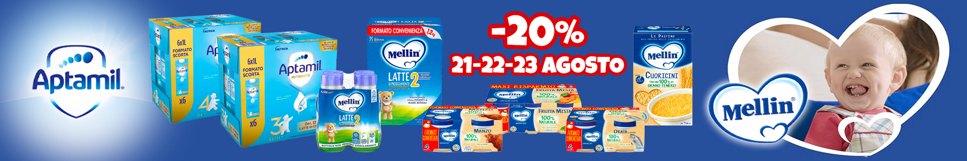 Promo Mellin-Aptamil 20% | Scopri le Migliori Offerte Online | Giodicart