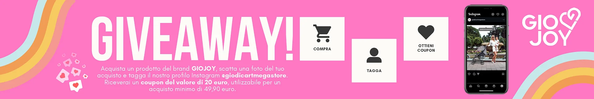 Giveaway GioJoy: Scopri le Migliori Offerte Online | Giodicart