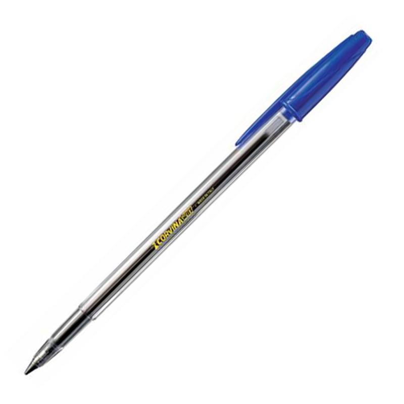 Corvina Vintage blu colore Set 4 penne