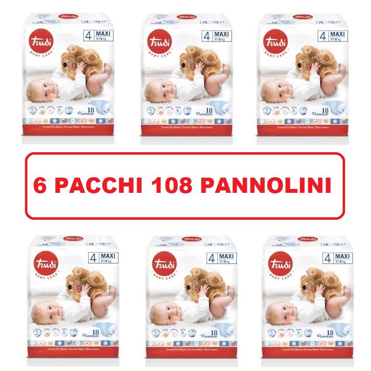 Pannolini Trudi Baby Care Maxi 7 18 Kg 18 Pannolini Trudi Baby Care
