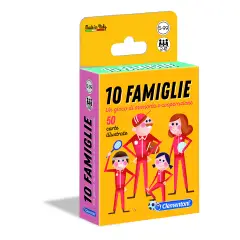 Carte Gioco Sapientino 10 Famiglie | Gioco di Memoria Educativo
