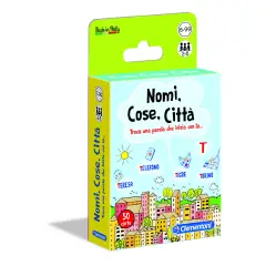 Carte Gioco Nomi, Cose, Città – Divertimento e Velocità Mentale per Tutta la Famiglia